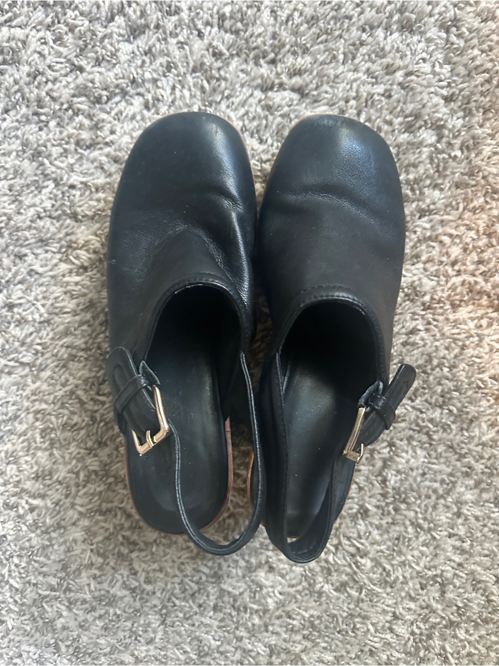CHARLOTTE STONE Black Women’s Slingback Clogs